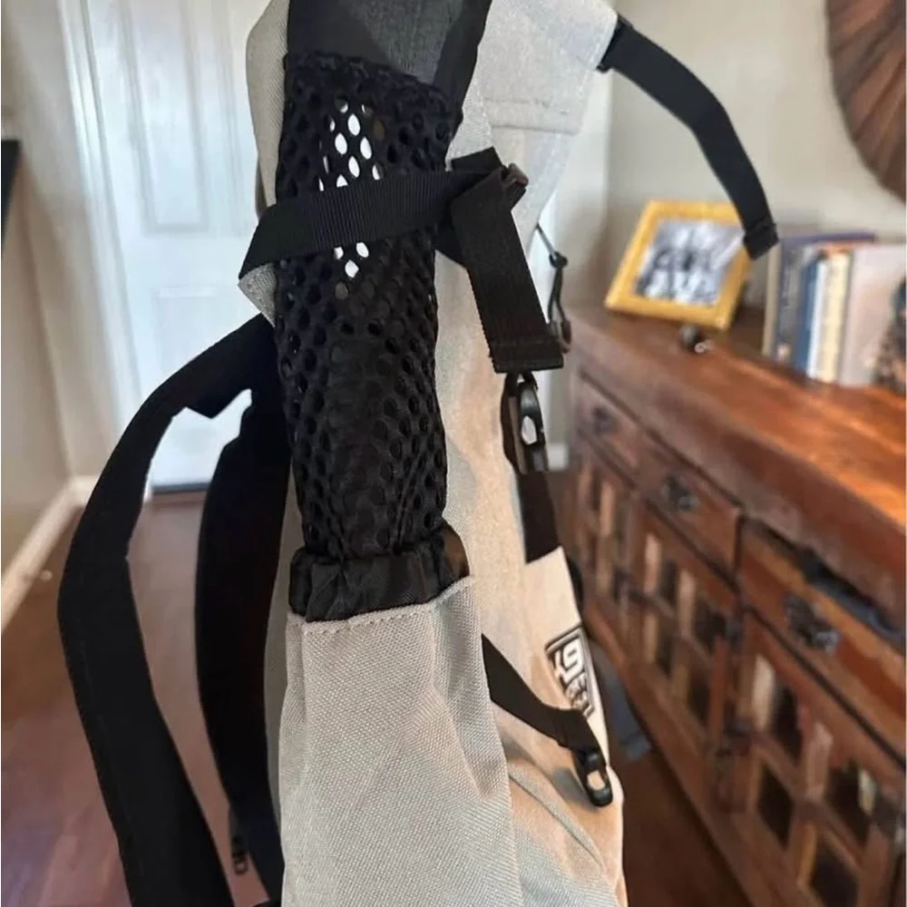 K9 Sport Sack Gray and Black Dog Carrier Backpack used a few times